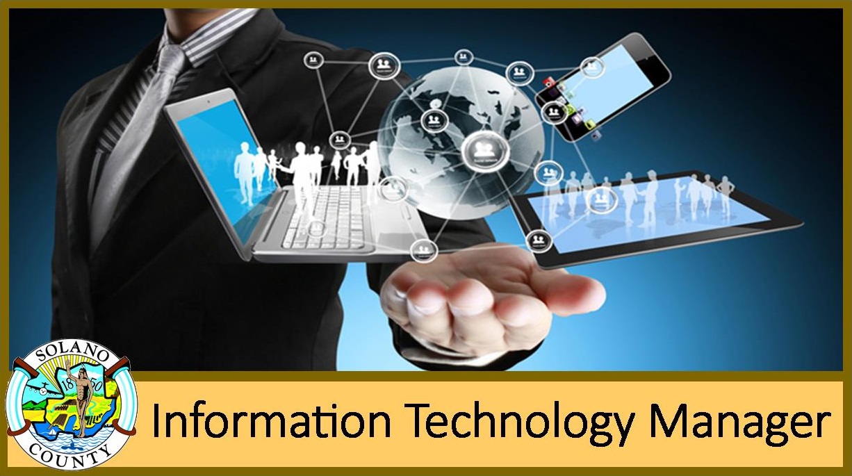 Job Announcement Information Technology Manager County of Solano